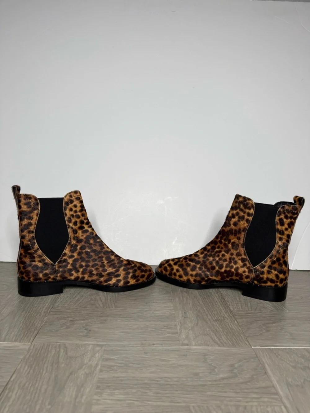 Rebecca Minkoff Leopard Chelsea Boot 7 1/2 M